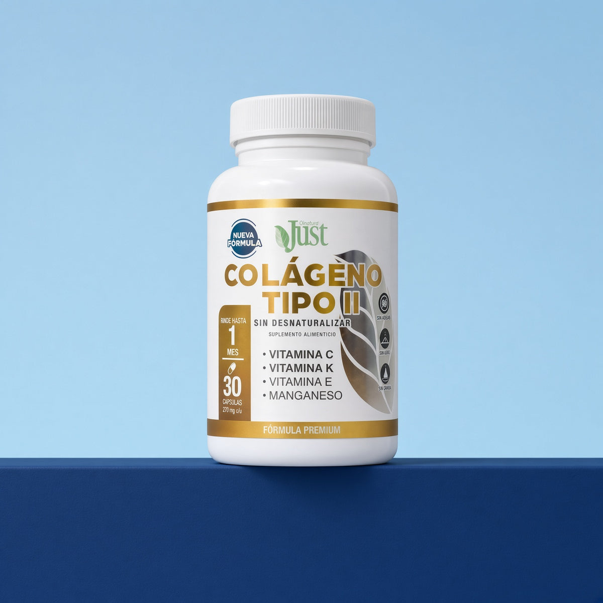 Colágeno Tipo 2 + Vitamina E y Manganeso 30 Cápsulas