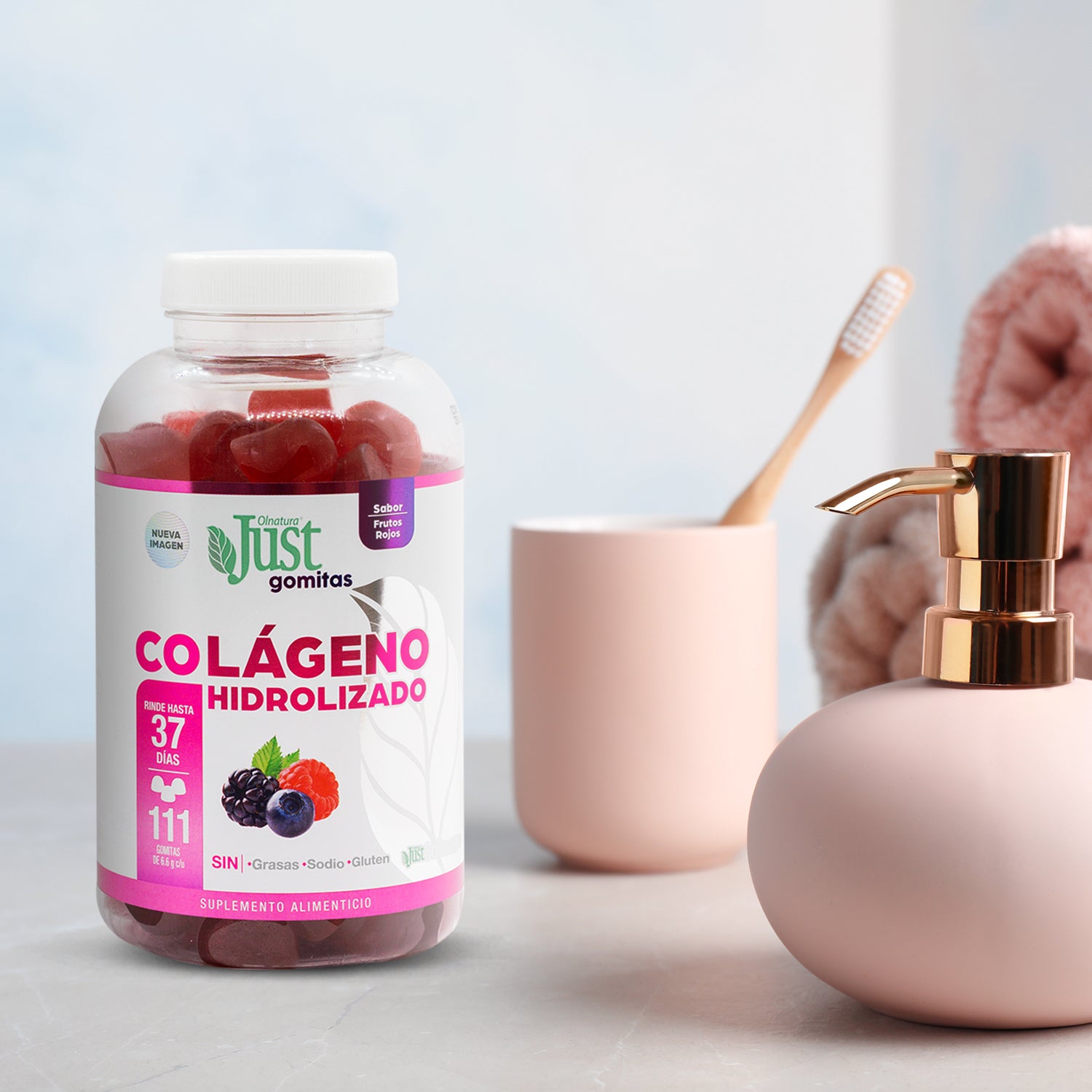 111 Gomitas de Colágeno Hidrolizado 1800 mg-Olnatura Just