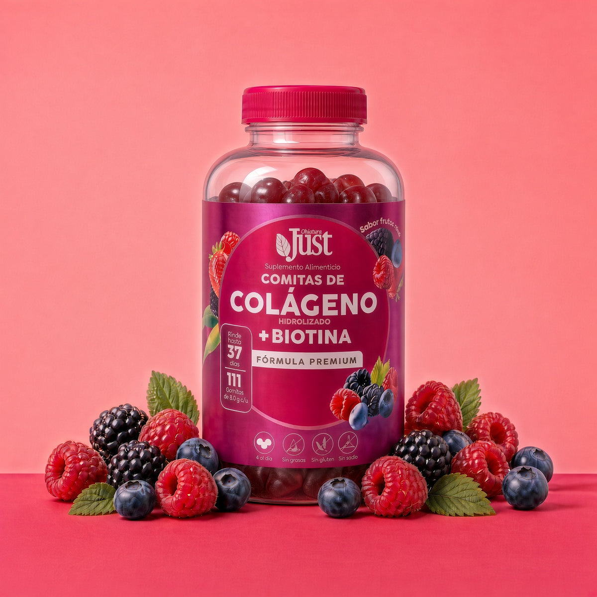 111 Gomitas de Colágeno Hidrolizado 1800 mg