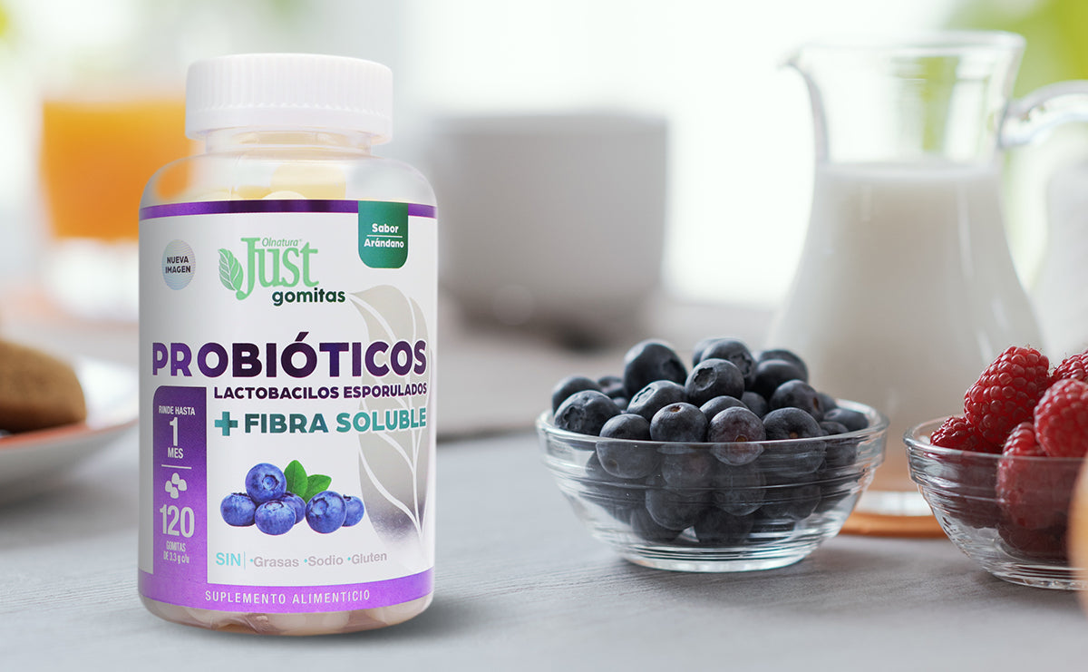 Probióticos y lactobacilos en gomitas