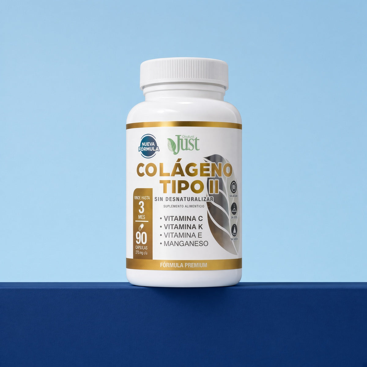 Colágeno Tipo 2 + Vitamina E y Manganeso 90 Cápsulas