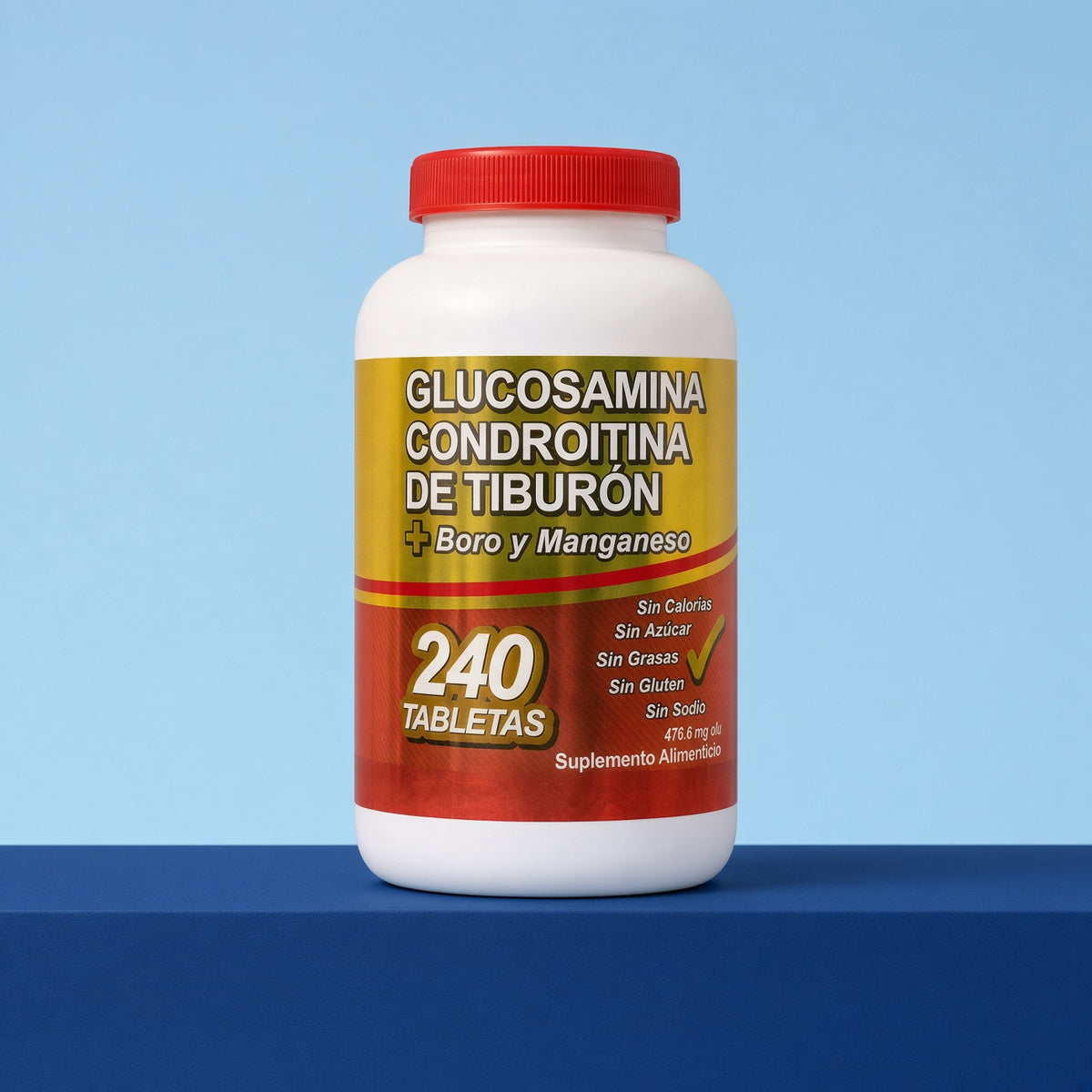 Glucosamina Condroitina de Tiburón + Boro y Manganeso 240 Tabletas