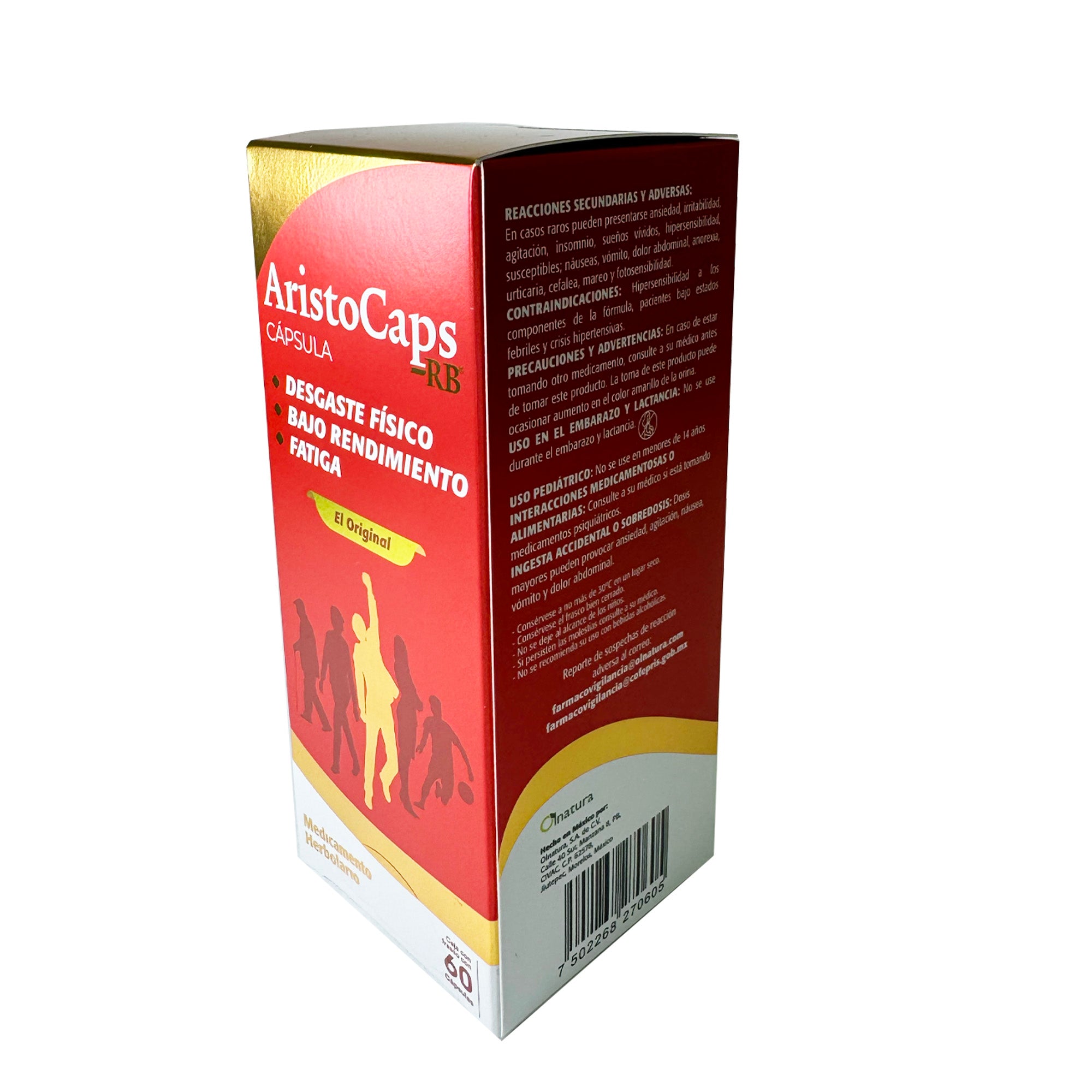 AristoCaps RB 60 Cápsulas | Energía y Adaptación al Estrés con Rhodiola Rosea "EL ORIGINAL"