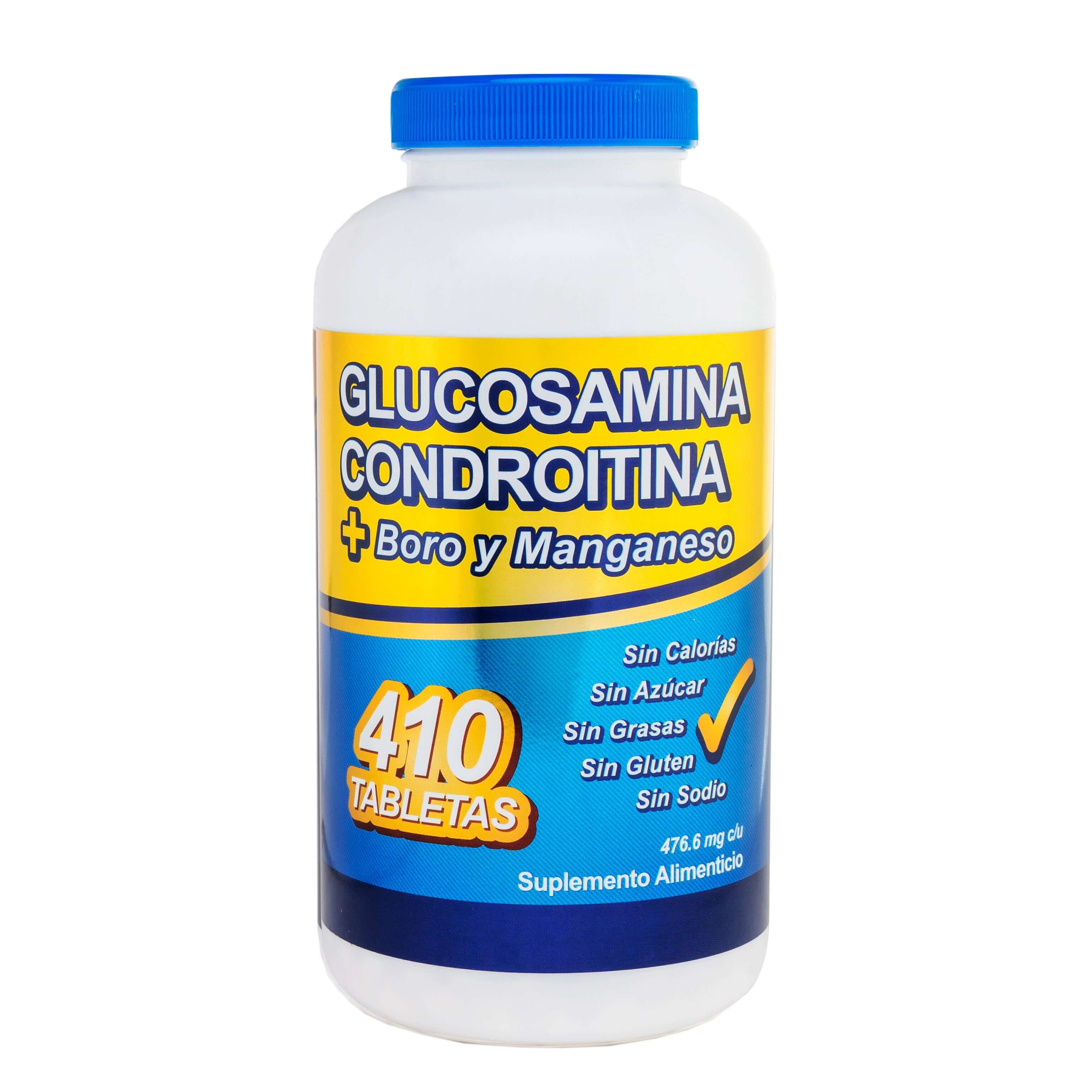 Glucosamina Condroitina + Boro y Manganeso 410 Tabletas-Olnatura Just