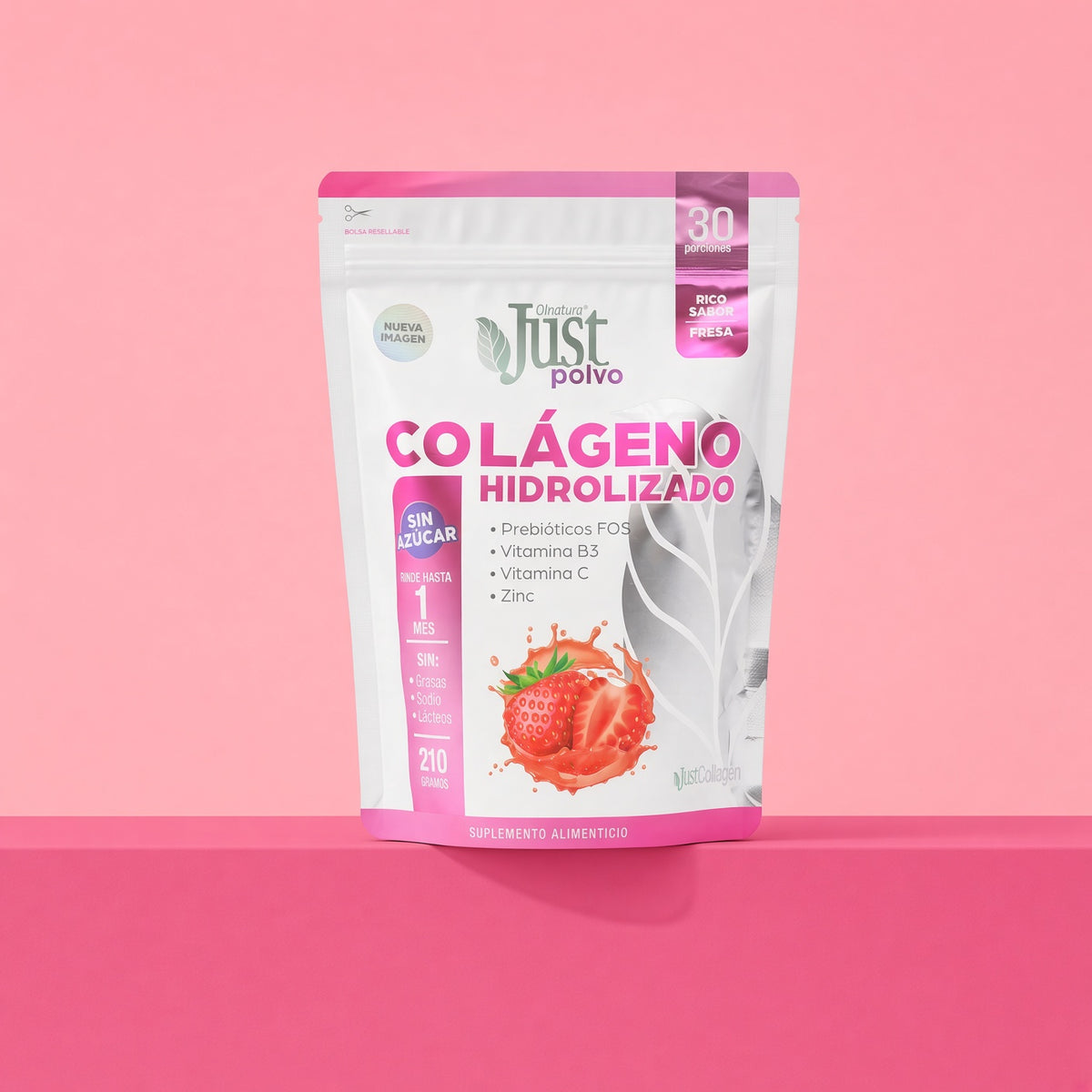 Colágeno Hidrolizado en Polvo 210 gramos SIN AZÚCAR