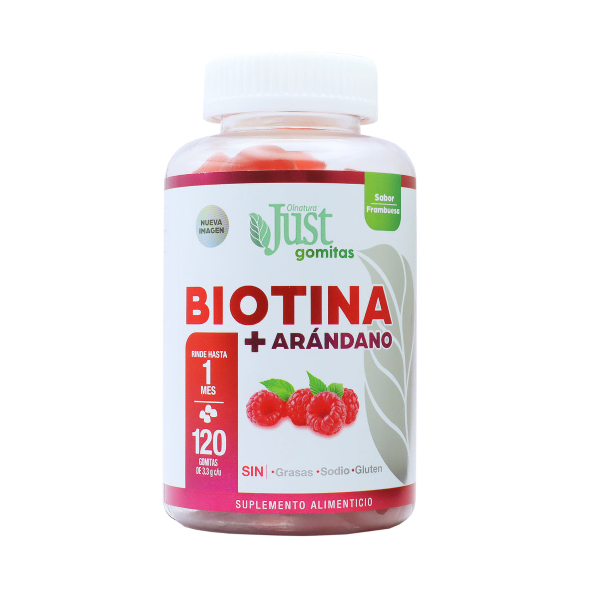 120 Gomitas Biotina + Arándano-Olnatura Just
