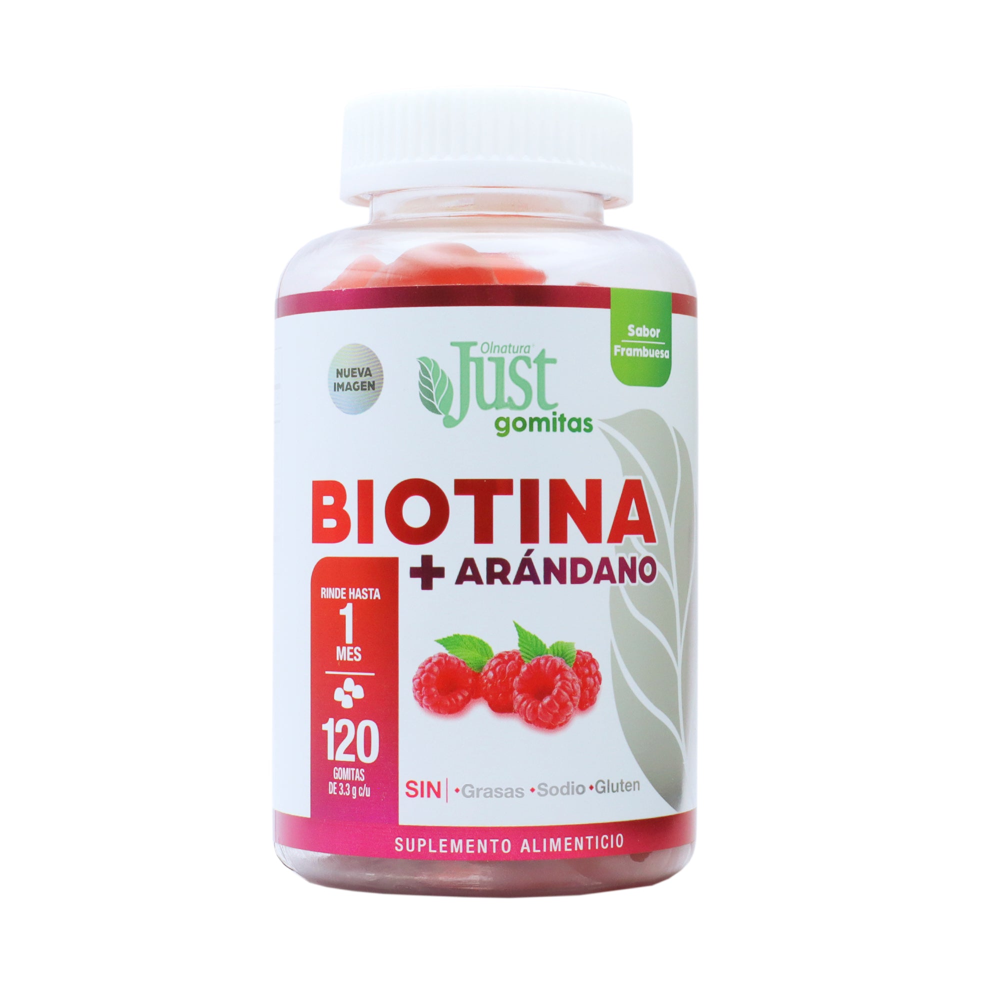 120 Gomitas Biotina + Arándano-Olnatura Just